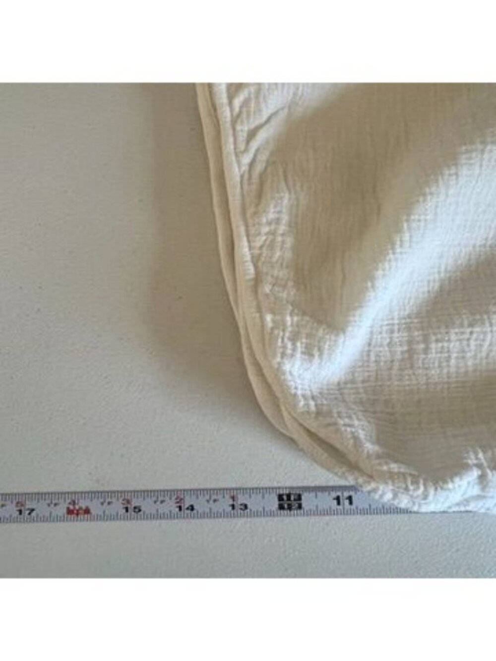 Hatch Henri Maternity Shorts White Cotton Gauze Smocked Boho Babymoon Sz 4/XL - Picture 6 of 12